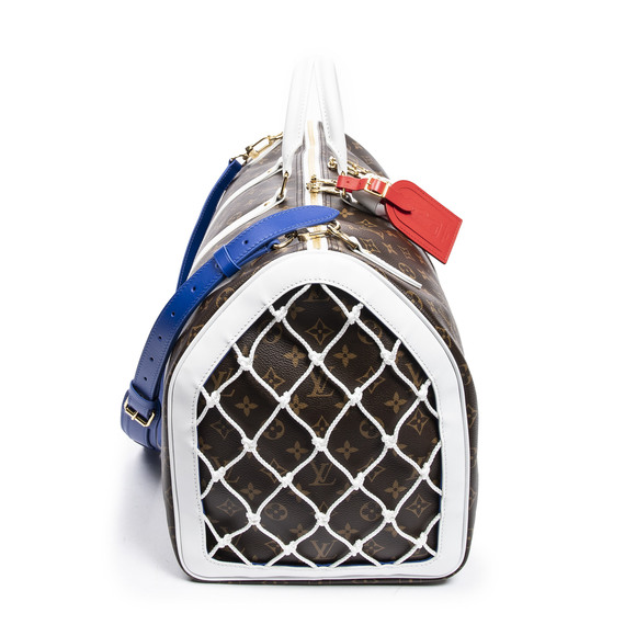Louis Vuitton Ltd. Ed. "NBA Basketball" Keepall Bandouliere 55 - Picture 4 of 8
